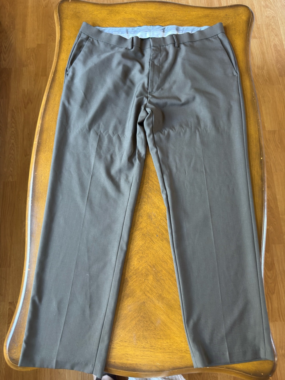 Men's Classic Olive Dress Pants